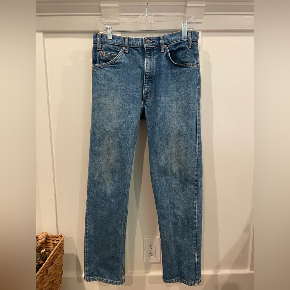 🍊ORANGE TAB🍊 Vintage Levi’s 505 MADE IN USA 32x30